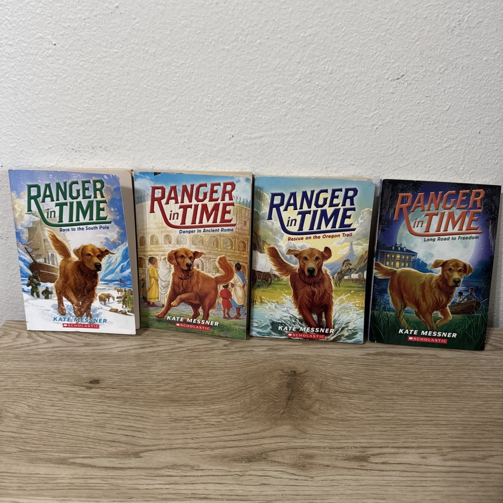 Ranger in Time‎ Series Book Set Of 4 By Kate Messner 2015-2016 Paperbacks
